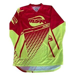MSR Axxis Motocross Jersey X-Large Red & Neon Yellow Lightweight Polyester D3